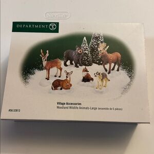 Department 56‎ Woodland Wildlife Animals -  (Set of 6) #56.52813 Retired